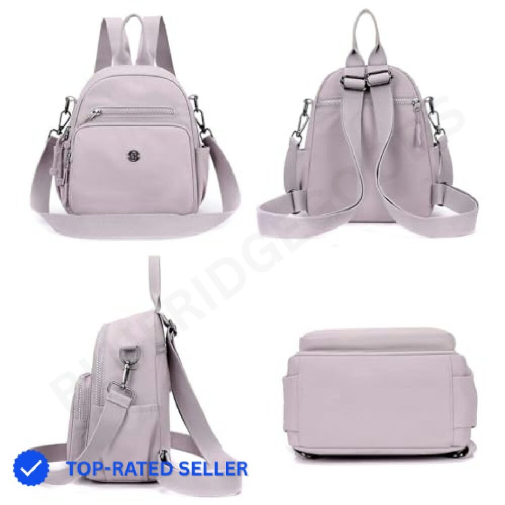 Stylish Mini Backpack Lightweight Waterproof Prep… - image 6